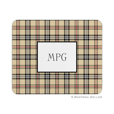 Town Plaid Mouse Pad by Boatman Geller