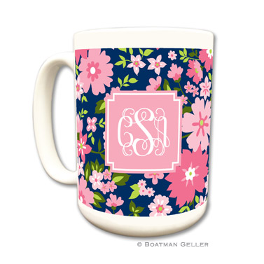 Caroline Floral Pink Coffee Mug