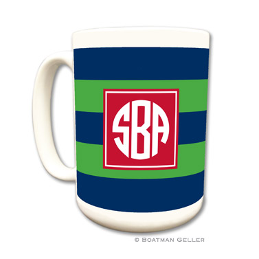 Rugby Navy & Kelly Coffee Mug