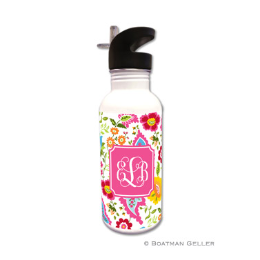 Bright Floral Water Bottle
