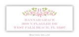 Ribbon Pink Square Stickers by Boatman Geller