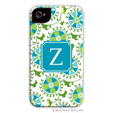 iPod & iPhone Cell Phone Case - Suzani Teal