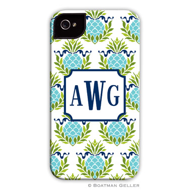 iPod & iPhone Cell Phone Case - Pineapple Repeat Teal