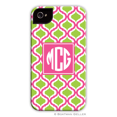 iPod & iPhone Cell Phone Case - Kate Raspberry & Lime