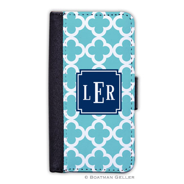 iPod & iPhone Cell Phone Case - Bristol Tile Teal 1