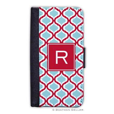 iPod & iPhone Cell Phone Case - Kate Red & Teal 1