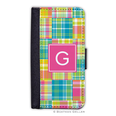 iPod & iPhone Cell Phone Case - Madras Patch Bright 1