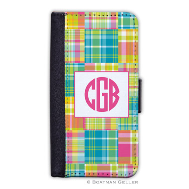 iPod & iPhone Cell Phone Case - Madras Patch Bright 1