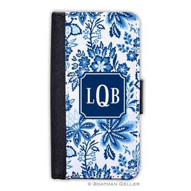 iPod & iPhone Cell Phone Case - Classic Floral Blue 1