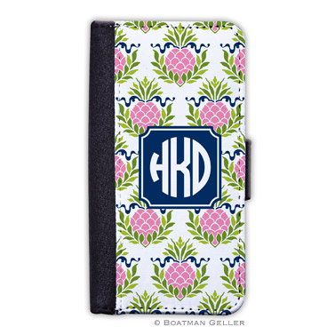 iPod & iPhone Cell Phone Case - Pineapple Repeat Pink 1