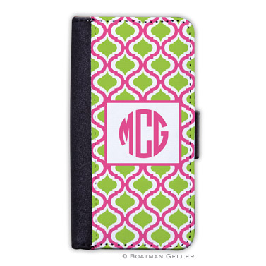 iPod & iPhone Cell Phone Case - Kate Raspberry & Lime 1