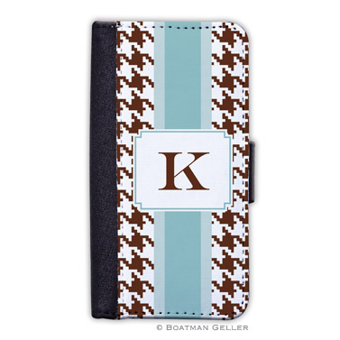 iPod & iPhone Cell Phone Case - Alex Houndstooth Chocolate 1