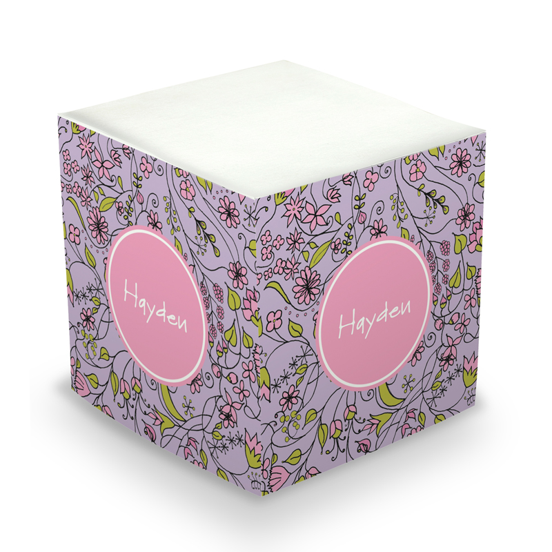 Wildflowers Sticky Memo Cube 675 sheets