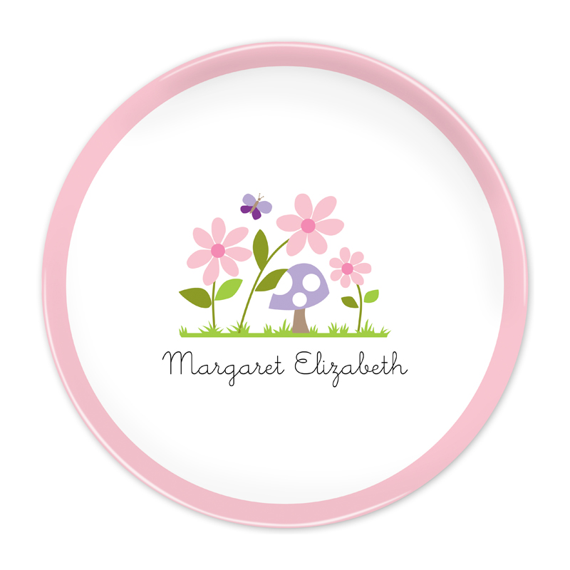 Personalized Bloom 10 inch Plate