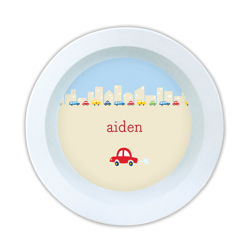 Cars Personalized 5 inch Round Bowl