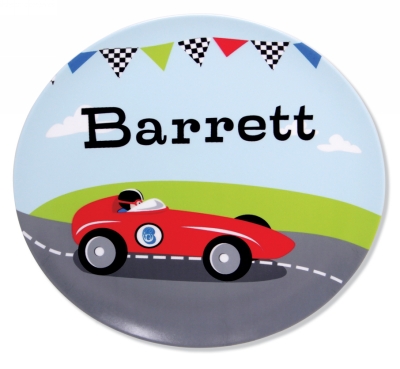 Melamine Plate - Racer , Discounted, by Inviting Company