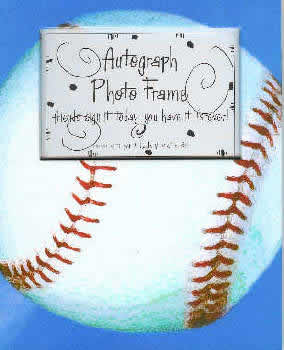 Baseball Autograph Photo Frame