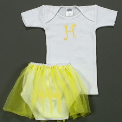 Initial tutu -Yellow