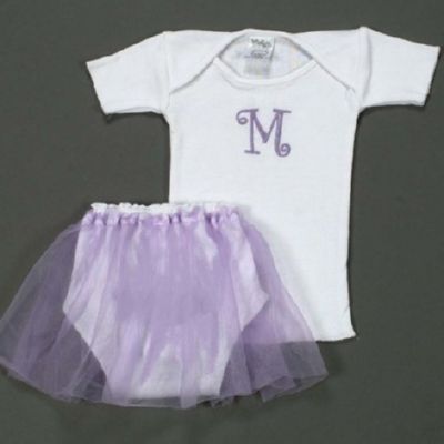 Initial tutu - Lilac