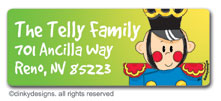 Sammy soldier return address labels, personalized by Dinky Designs