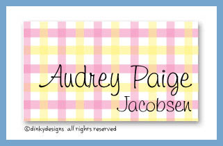 Dinky Designs Stationery Discounted - Everything nice calling cards on pre-printed cardstock, personalized