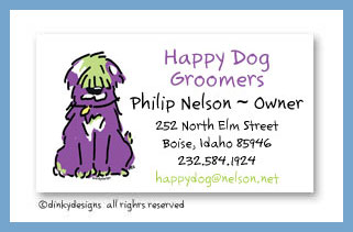 Dinky Designs Stationery Discounted - Fletch who refuses to fetch calling cards, personalized