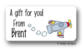 Dinky Designs Stationery Discounted - Been flying calling card stickers personalized