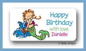 Dinky Designs Stationery Discounted - Merjane calling card stickers personalized