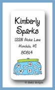 Dinky Designs Stationery Discounted - Summer clutch calling card stickers personalized