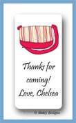 Dinky Designs Stationery Discounted - Tutti fruiti tote calling card stickers personalized