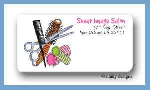 Dinky Designs Stationery Discounted - Stylist stuff calling card stickers personalized