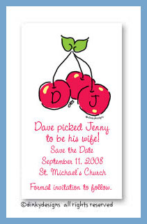 Discounted Dinky Designs Cherry pickin' magnets 3.5