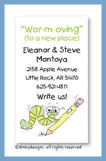 Discounted Dinky Designs Worm with pencil magnets 3.5
