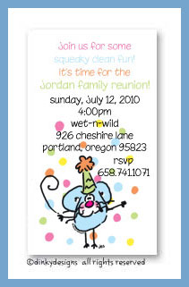 Discounted Dinky Designs Eek! A party mouse magnets 3.5