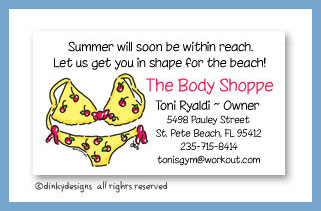 Discounted Dinky Designs Teeni bikini magnets 3.5