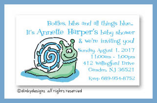 Discounted Dinky Designs Sammy snail magnets 3.5