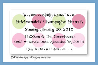 Discounted Dinky Designs Pink-a-boo dots magnets 3.5