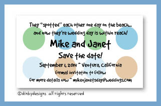 Discounted Dinky Designs Peek-a-blue dots magnets 3.5