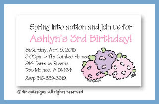 Discounted Dinky Designs Hydrangea magnets 3.5