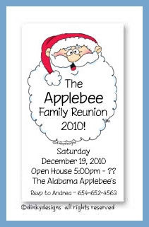 Discounted Dinky Designs Jolly ol' St. Nick magnets 3.5