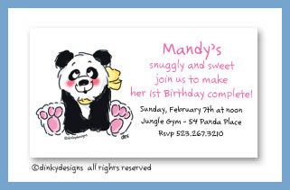 Discounted Dinky Designs Polly panda magnets 3.5
