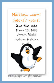 Discounted Dinky Designs Poppy the penguin magnets 3.5