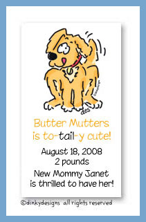 Discounted Dinky Designs Pluto the puppy magnets 3.5