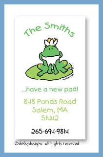 Discounted Dinky Designs Garret the frog magnets 3.5