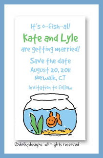 Discounted Dinky Designs Finnian the goldfish magnets 3.5