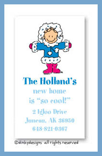 Discounted Dinky Designs Eskimo jane magnets 3.5