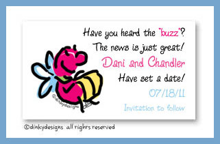 Discounted Dinky Designs Lucy the lightning bug magnets 3.5