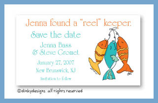 Discounted Dinky Designs Hook, line & sinker magnets 3.5