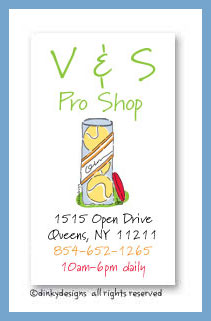 Discounted Dinky Designs Can of tennis balls magnets 3.5