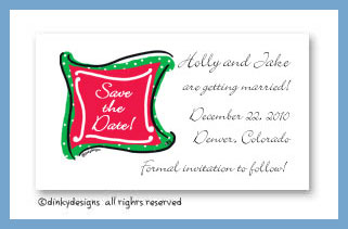 Discounted Dinky Designs Holiday monogram magnets 3.5